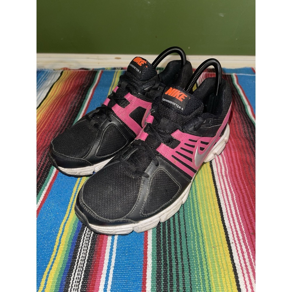 Nike Downshifter 5 Women 10 Black Pink 537571-004